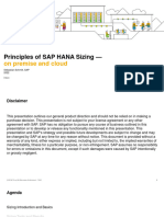 Principles of SAP HANA Sizing - On Premise and Cloud-1