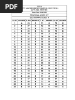 Gtvs Provisinal Answer Key