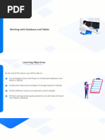 Lesson 05 Working With Database and Tables