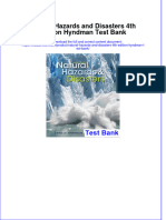 Full Download Natural Hazards and Disasters 4th Edition Hyndman Test Bank All Chapter 2024 PDF