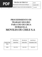 6.2 Procedimiento Trabajo Seguro de Grua Horquilla