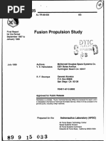 AIR FORCE McDonnell Douglass Advanced Fuaion Propulsion Study 1989 ADA212935