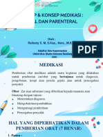 Pert 13 - Medikasi - Oral & Parenteral 2024