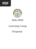 Activity Proposal On National Learning Camp 2023