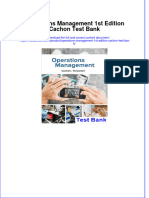 Full Download Operations Management 1st Edition Cachon Test Bank All Chapter 2024 PDF