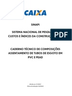 Sinapi CT Assentamento de Tubos de Esgoto em PVC e Pead 04 2023