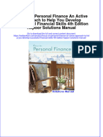 Focus On Personal Finance An Active Approach To Help You Develop Successful Financial Skills 4th Edition Kapoor Solutions Manual