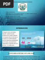 Impactos de La Actividad Humana en El Clima Del Mar