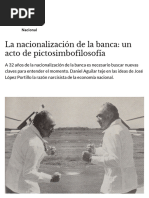 La Nacionalización de La Banca - Un Acto de Pictosimbofilosofía - Horizontal