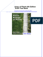 Raven Biology of Plants 8th Edition Evert Test Bank All Chapters