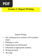 Report Writting and Documentation