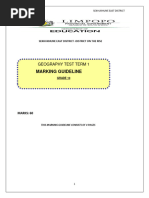 2023 Grade 10 MG Geog Test Term 1