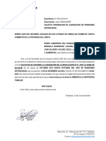 Solicito Aprobacion de Liquidacion de Pensiones Devengadas Por Alimentos