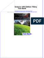 Full Download Physical Science 10th Edition Tillery Test Bank All Chapter 2024 PDF