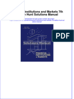 Financial Institutions and Markets 7th Edition Hunt Solutions Manual All Chapters