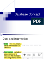 Database Design and Creation