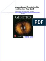 Full Download Genetics Analysis and Principles 5th Edition Brooker Test Bank All Chapter 2024 PDF