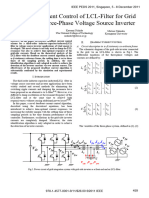 Deadbeat Current Control of LCL-Filter For Grid Connected Three-Phase Voltage Source Inverter