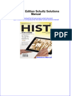 Full Download HIST 3rd Edition Schultz Solutions Manual All Chapter 2024 PDF