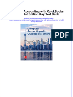 Computer Accounting With QuickBooks Online 1st Edition Kay Test Bank All Chapters