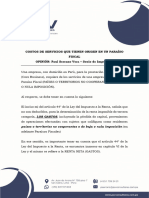 Costos de Servicios Que Tienen Origen en Un Paraíso Fiscal