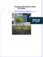 Criminal Evidence 8th Edition Hails Test Bank All Chapters