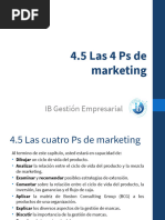 4.5 Las 4 Ps de Marketing