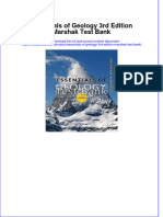 Full Download Essentials of Geology 3rd Edition Marshak Test Bank All Chapter 2024 PDF