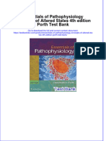 Essentials of Pathophysiology Concepts of Altered States 4th Edition Porth Test Bank All Chapters