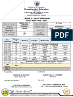 Wakas Es Class Program 22 23