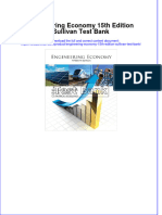 Engineering Economy 15th Edition Sullivan Test Bank All Chapters