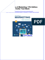 Full Download Principles of Marketing 17th Edition Kotler Test Bank All Chapter 2024 PDF