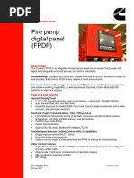 Fire Pump Digital Panel (FPDP) : Specification Sheet