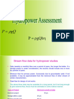 Hydropower Assessment