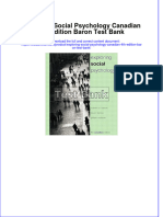 Exploring Social Psychology Canadian 4th Edition Baron Test Bank All Chapters