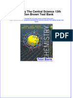 Full Download Chemistry The Central Science 13th Edition Brown Test Bank All Chapter 2024 PDF