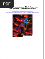 Full Download Chemistry An Atoms First Approach 2nd Edition Zumdahl Test Bank All Chapter 2024 PDF