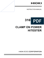 Clamp On Power Hitester: Instruction Manual