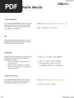 Codecademy C# Cheatsheet