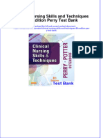 Full Download Clinical Nursing Skills and Techniques 8th Edition Perry Test Bank All Chapter 2024 PDF