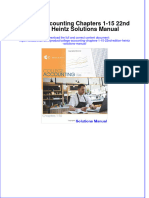 Full Download College Accounting Chapters 1-15 22nd Edition Heintz Solutions Manual All Chapter 2024 PDF