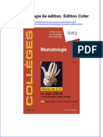 Full Download Rhumatologie 6e Édition. Edition Cofer File PDF All Chapter On 2024