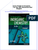 Full Download The Pearson Guide To Inorganic Chemistry For The JEE Advanced Atul Singhal File PDF All Chapter On 2024