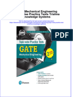 Full Download GATE Mechanical Engineering Topic-Wise Practice Tests Trishna Knowledge Systems File PDF All Chapter On 2024