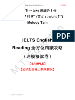 IELTS Reading精讀 Sample 1