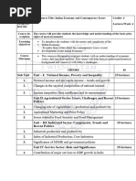 Syba - Indianeconomy-Sem Iii - Nep Syllabus