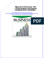 The Download Solution Manual For Business 12th Edition by Pride Hughes and Kapoor ISBN 1133595855 9781133595854 Full Chapter New 2024