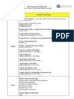 Grade 5 Term 2 Final Exam Material Covered 2023-2024