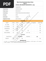 Sanjana - Secondary Annual Result 2024svsh