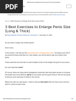 3 Best Exercises To Enlarge Penis Size (Long & Thick) - Fitness Deciphers